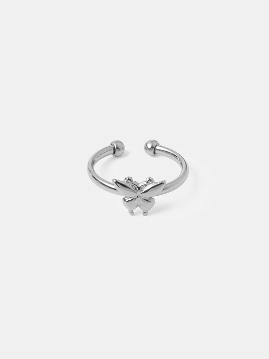 Moonlit Butterfly Ring