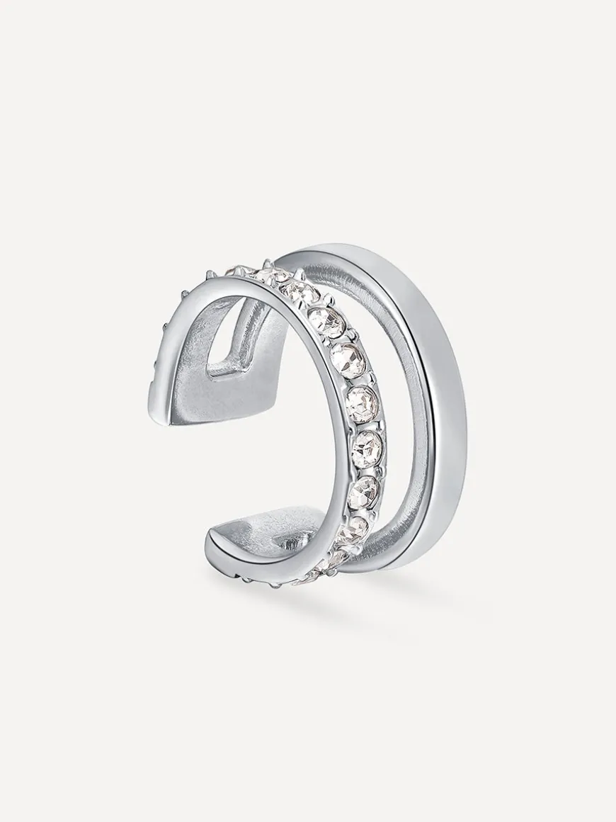 Moon Phase Duo Brilliant Earcuff