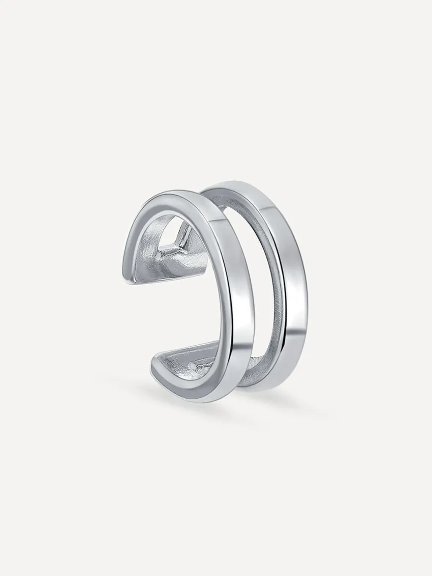 Moon Phase Duo Plain Earcuff