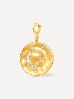 Moon Phase Gleaming Ketten-Charm
