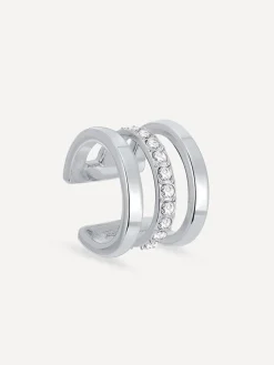 Moon Phase Trio Brilliant Earcuff