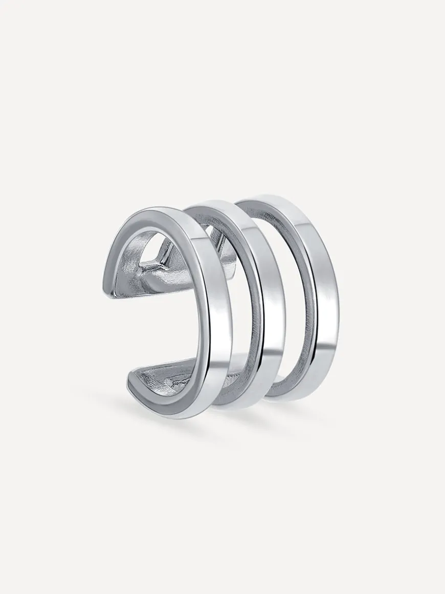 Moon Phase Trio Plain Earcuff
