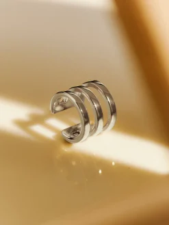 Moon Phase Trio Plain Earcuff