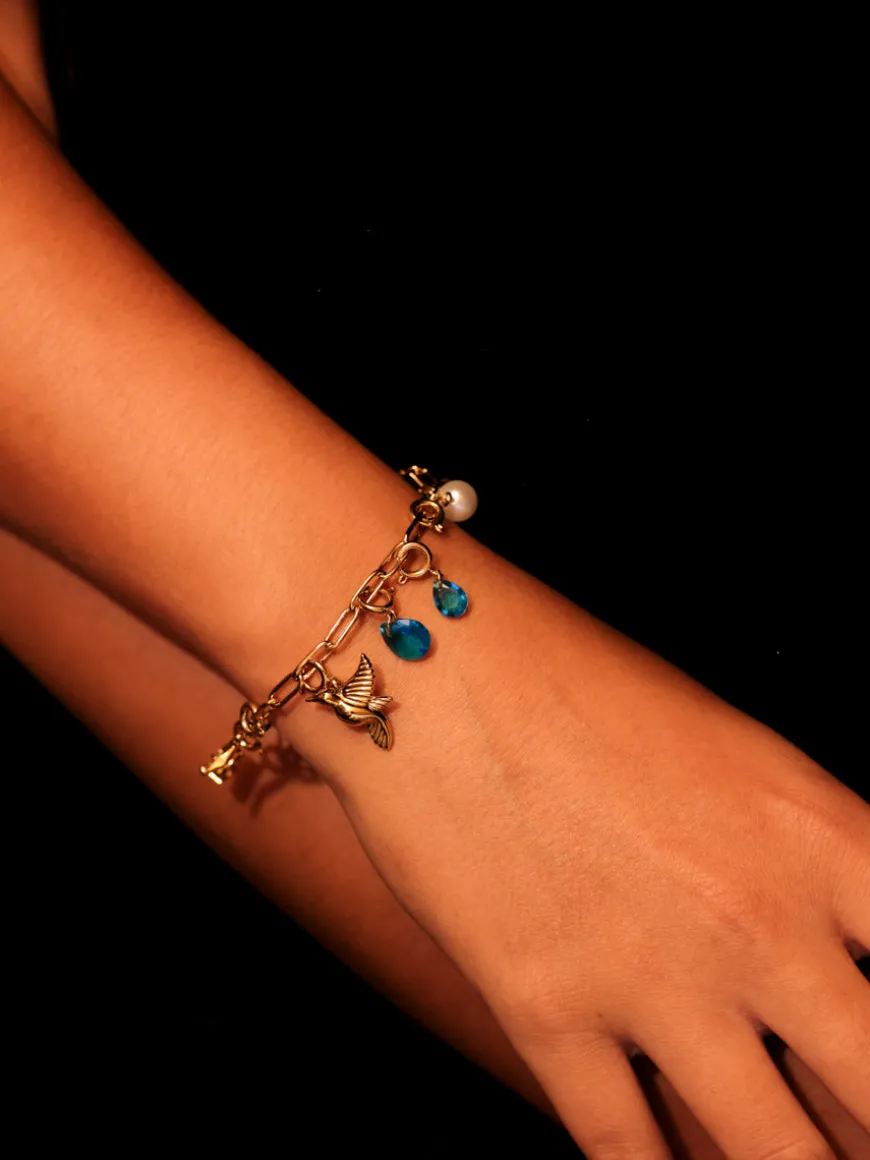 Ocean Teardrop Small Ketten-Charm