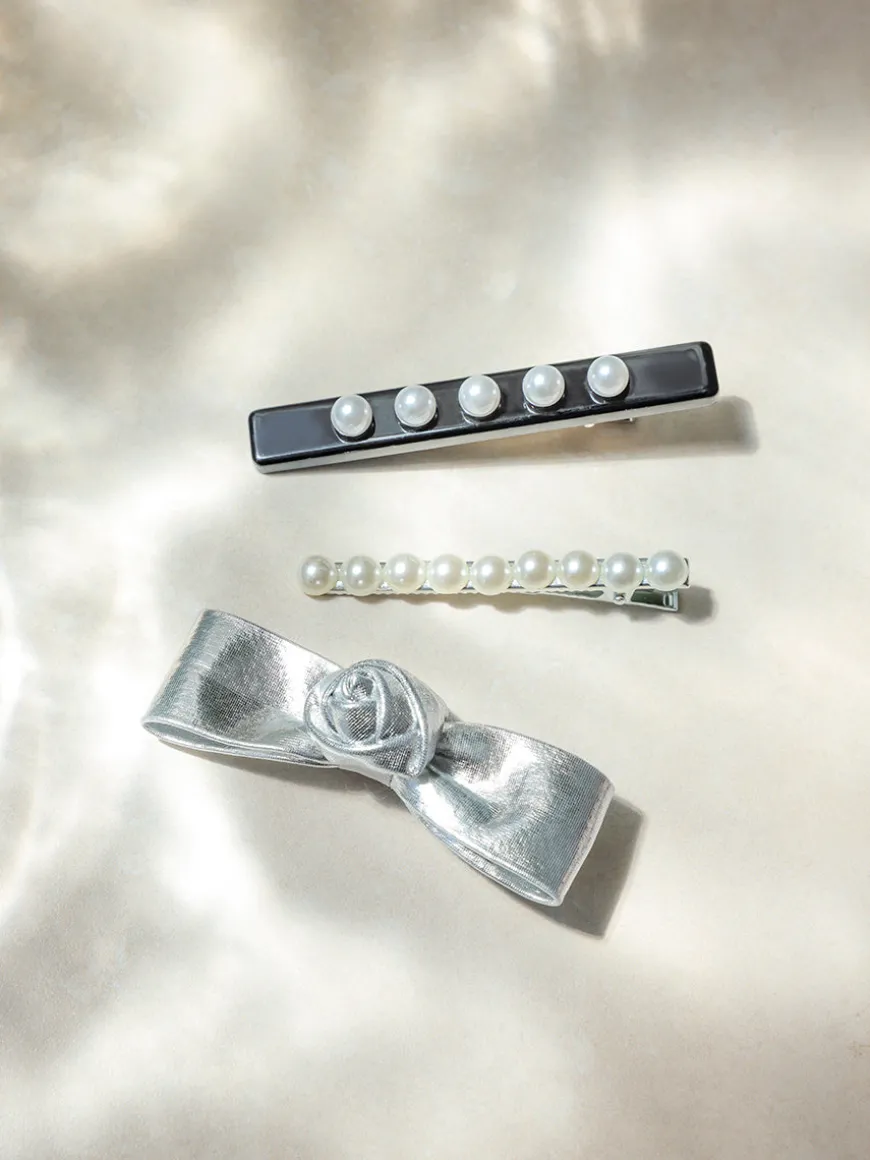 Pearl Bliss Mixed Color Set Hairpin