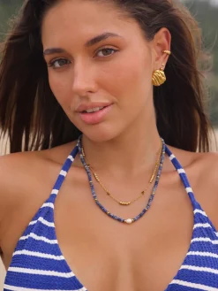 Pearl Dawn Dark Blue Kette