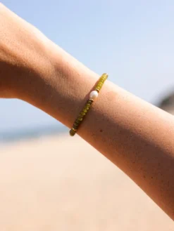 Pearl Dawn Dark Green ARMBAND