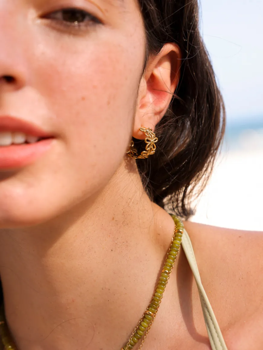 Pearl Dawn Dark Green Kette