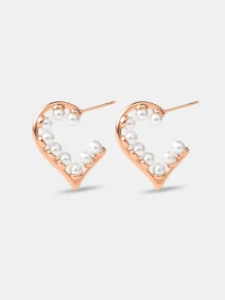 Pearl Heart Ohrringe