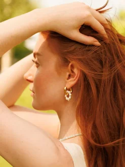 Pearl Hoop Ohrringe