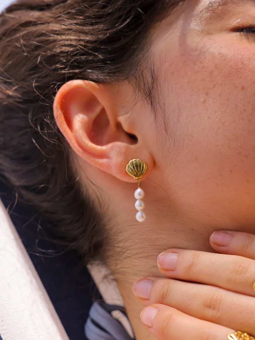 Pearl Shell Ohrringe