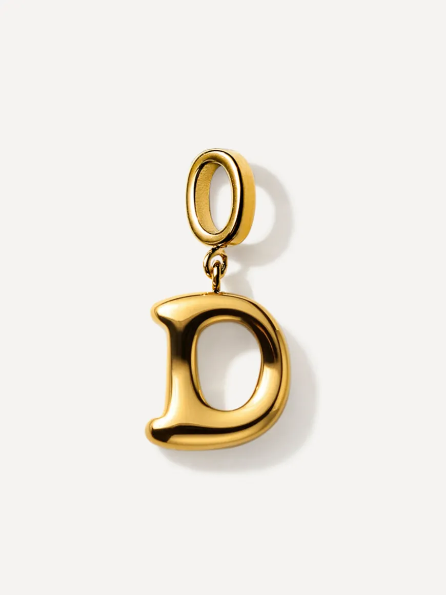 Puffy Letter Ketten-Charms