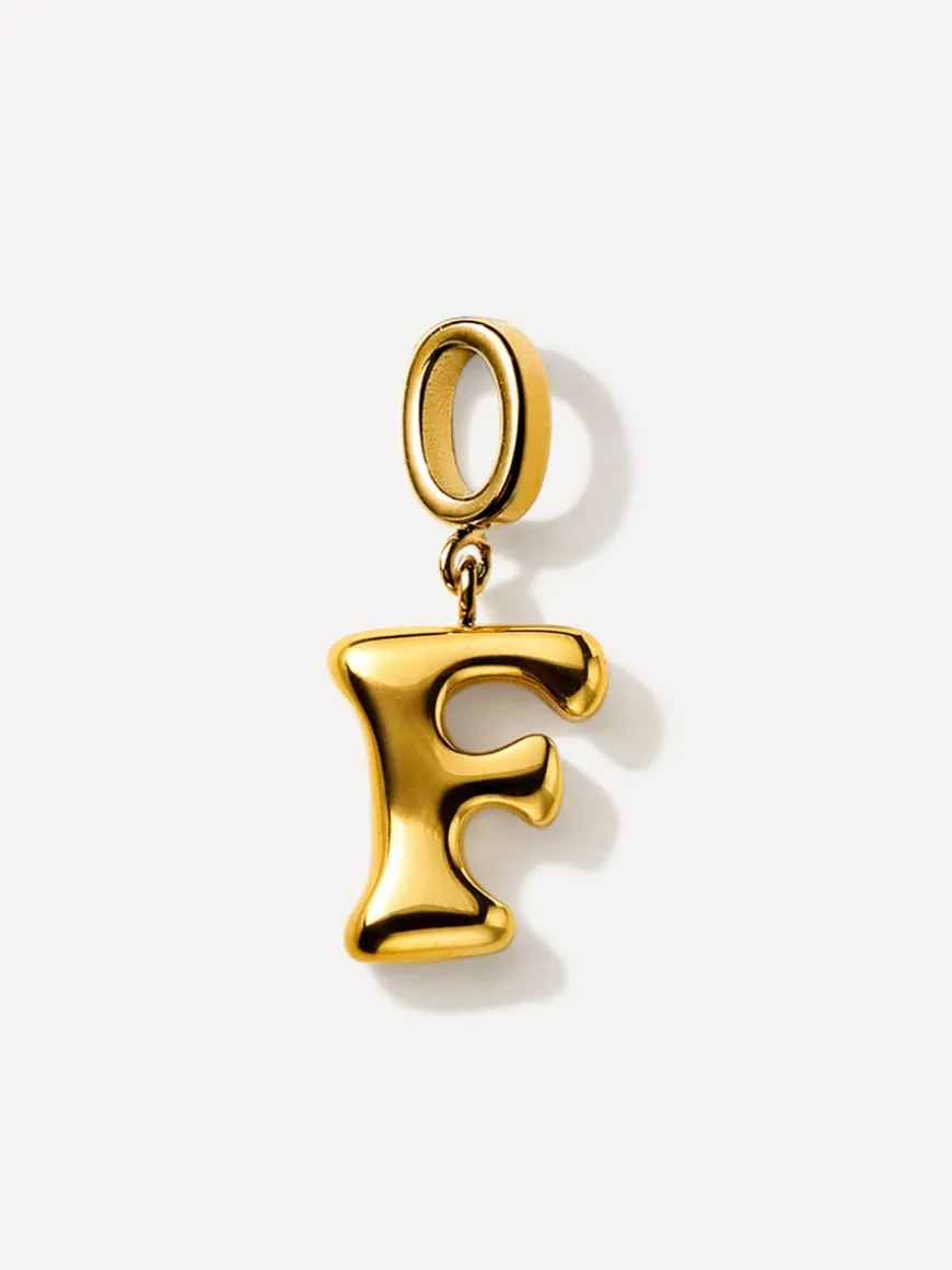 Puffy Letter Ketten-Charms