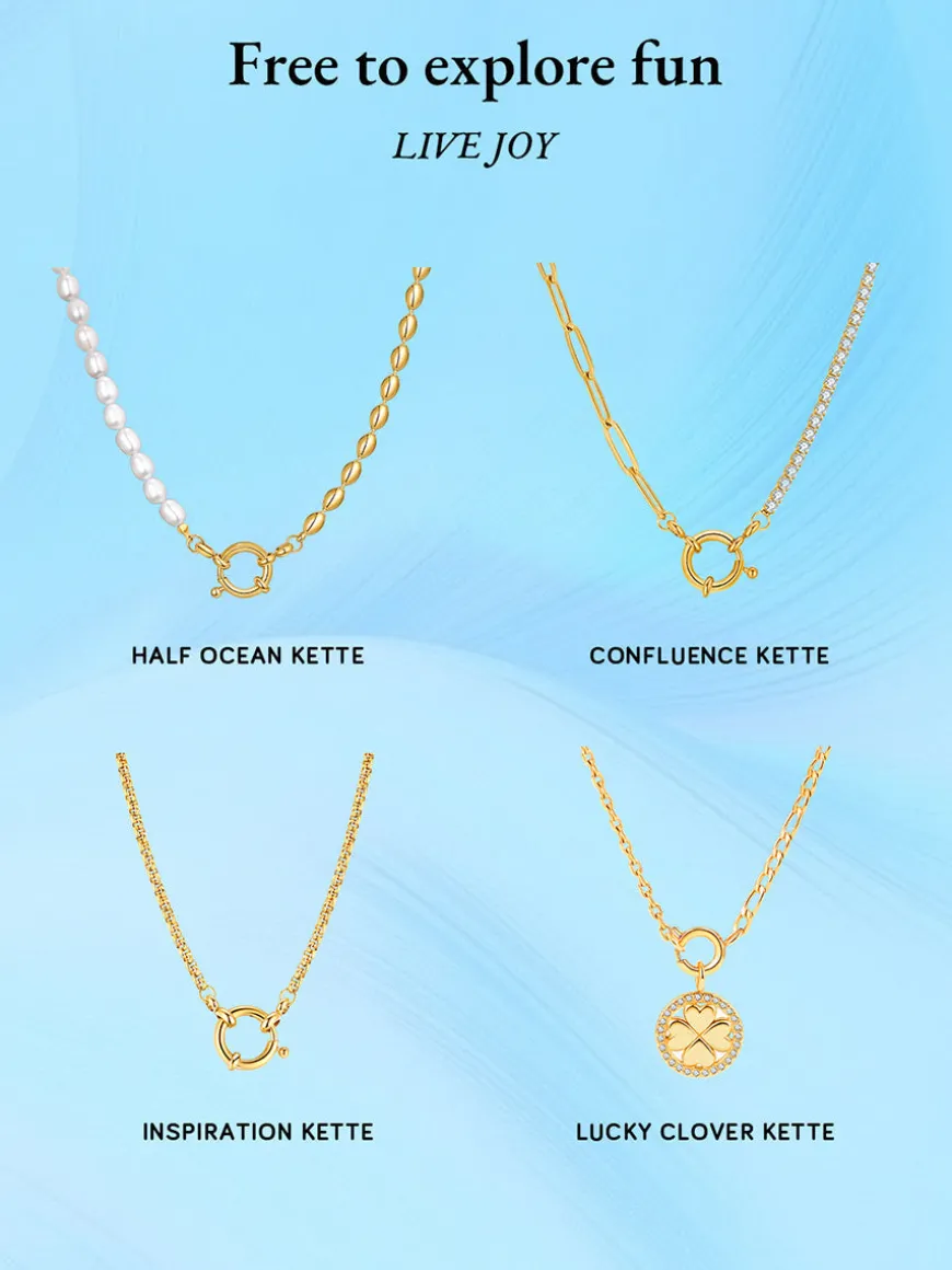 Puffy Letter Ketten-Charms