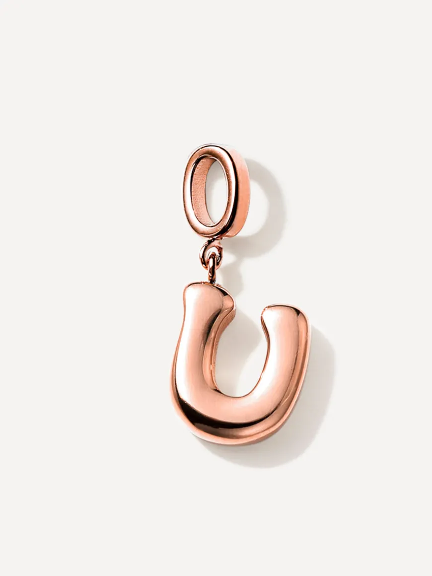 Puffy Letter Ketten-Charms