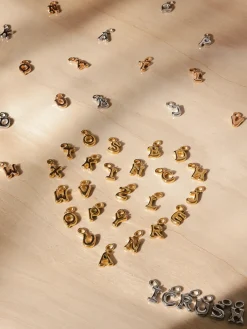 Puffy Letter Ketten-Charms