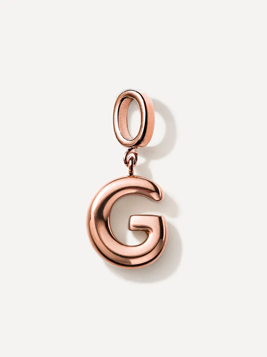 Puffy Letter Ketten-Charms