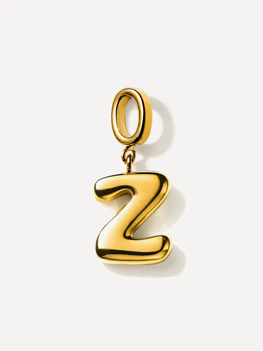 Puffy Letter Ketten-Charms