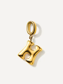 Puffy Letter Ketten-Charms