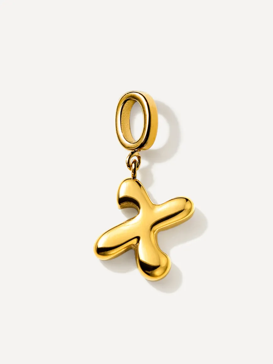 Puffy Letter Ketten-Charms
