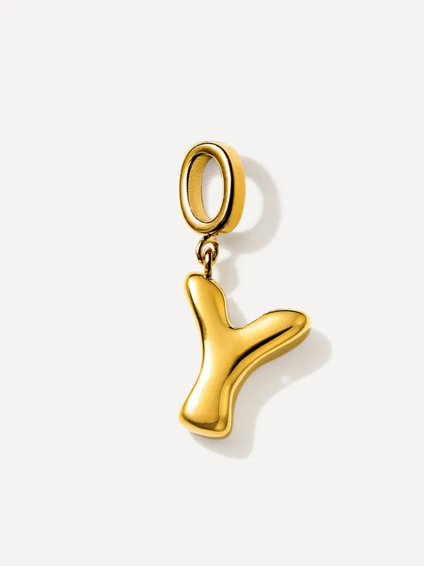 Puffy Letter Ketten-Charms