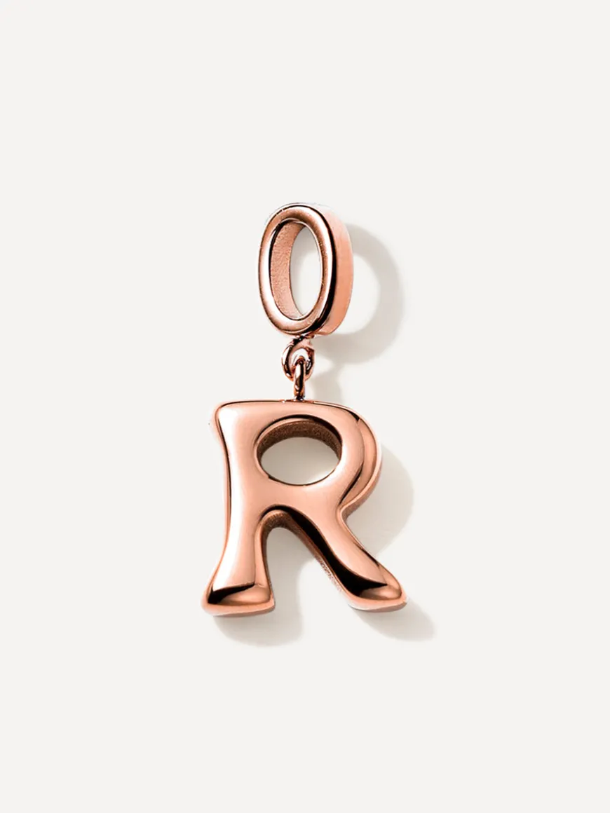 Puffy Letter Ketten-Charms