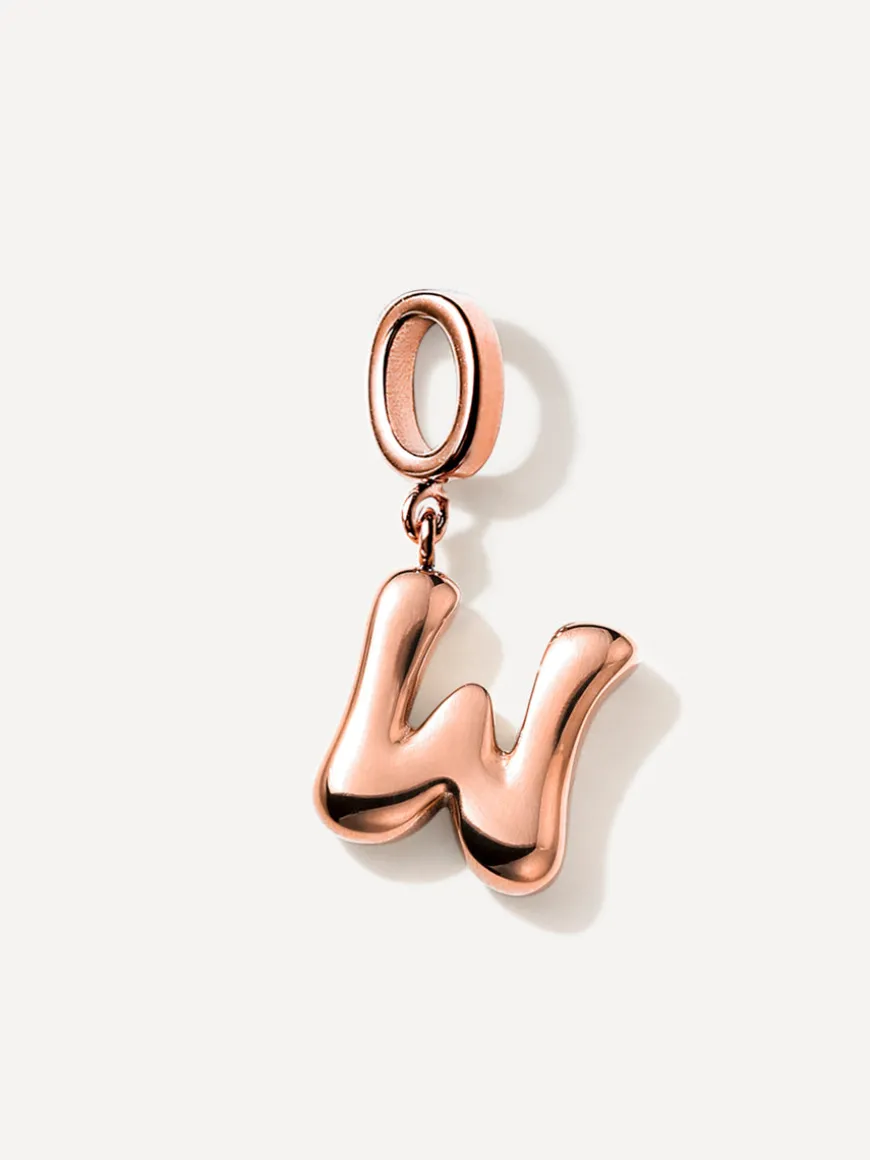 Puffy Letter Ketten-Charms