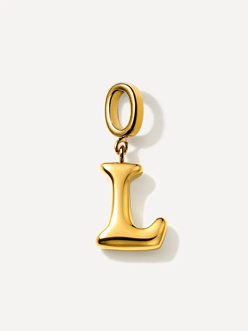 Puffy Letter Ketten-Charms