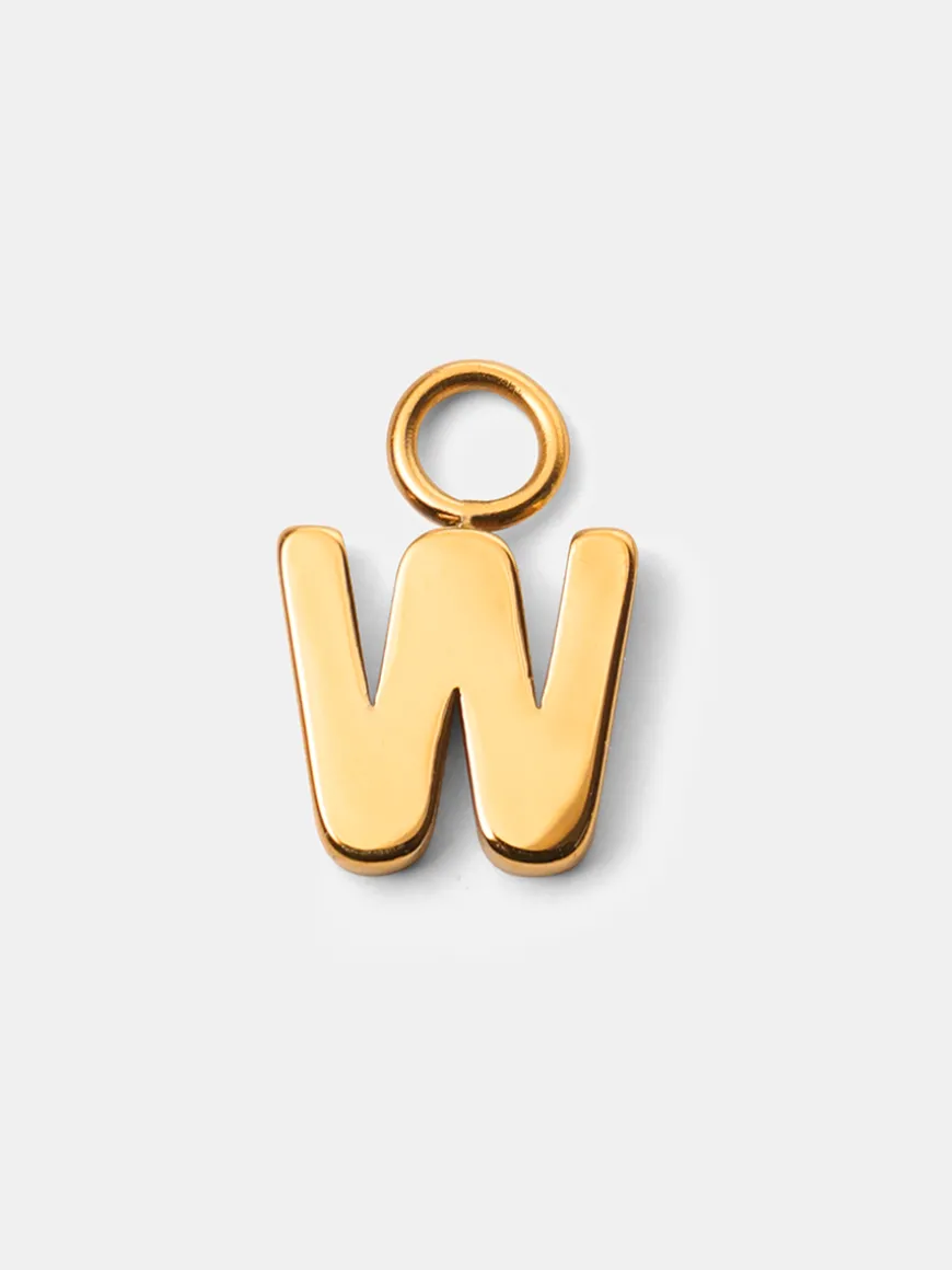 Pure Letter Ohrring-Charms