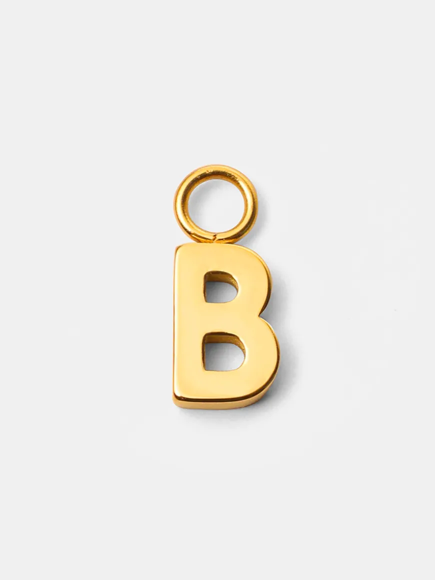 Pure Letter Ohrring-Charms