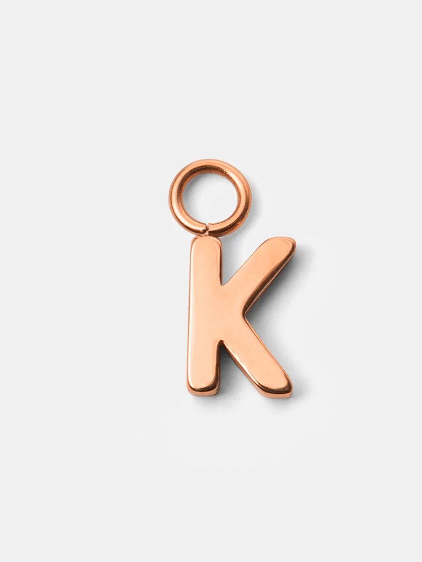 Pure Letter Ohrring-Charms