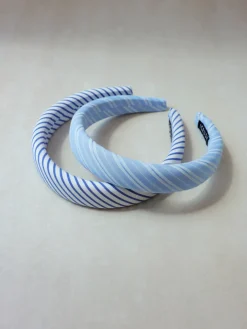 Pure Stripes Navy-striped Haarreif