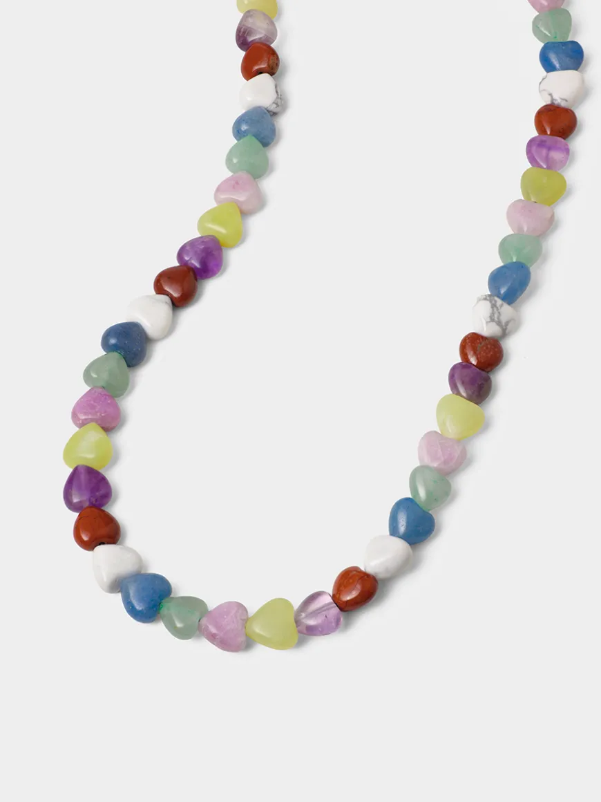 Rainbow Heart Kette