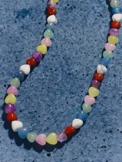 Rainbow Heart Kette