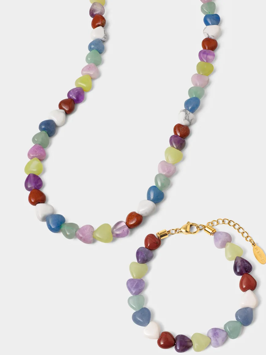 Rainbow Heart Set