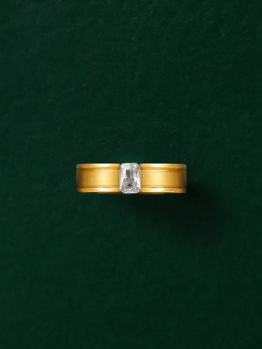 Refined Sparkle Ring