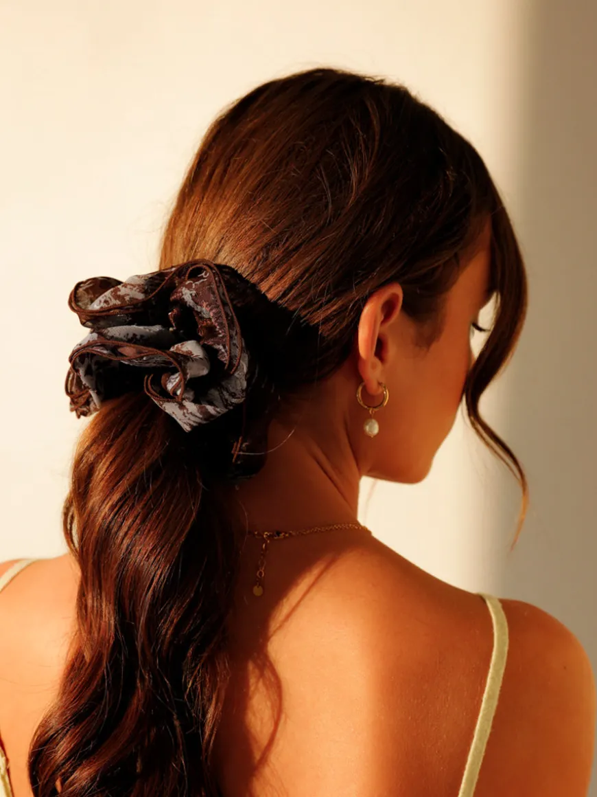 Ribbon Charm Scrunchie
