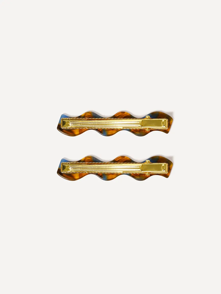 Ripple Mixed Color Hairpin