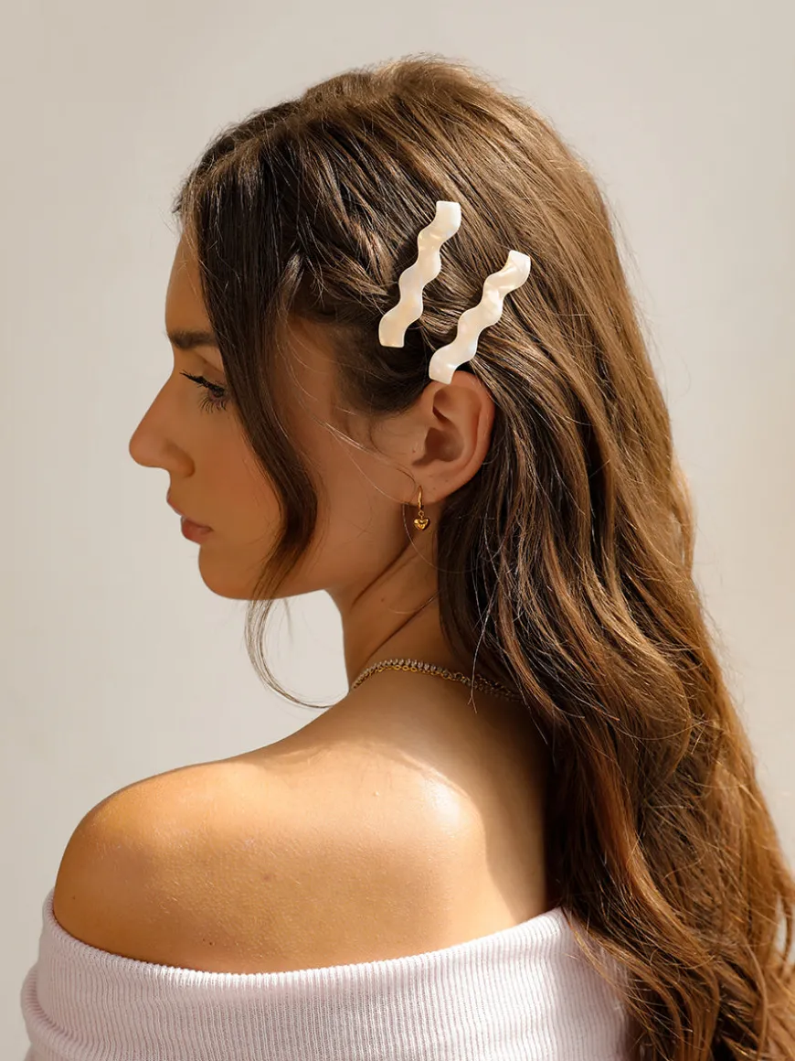 Ripple Mixed Color Hairpin