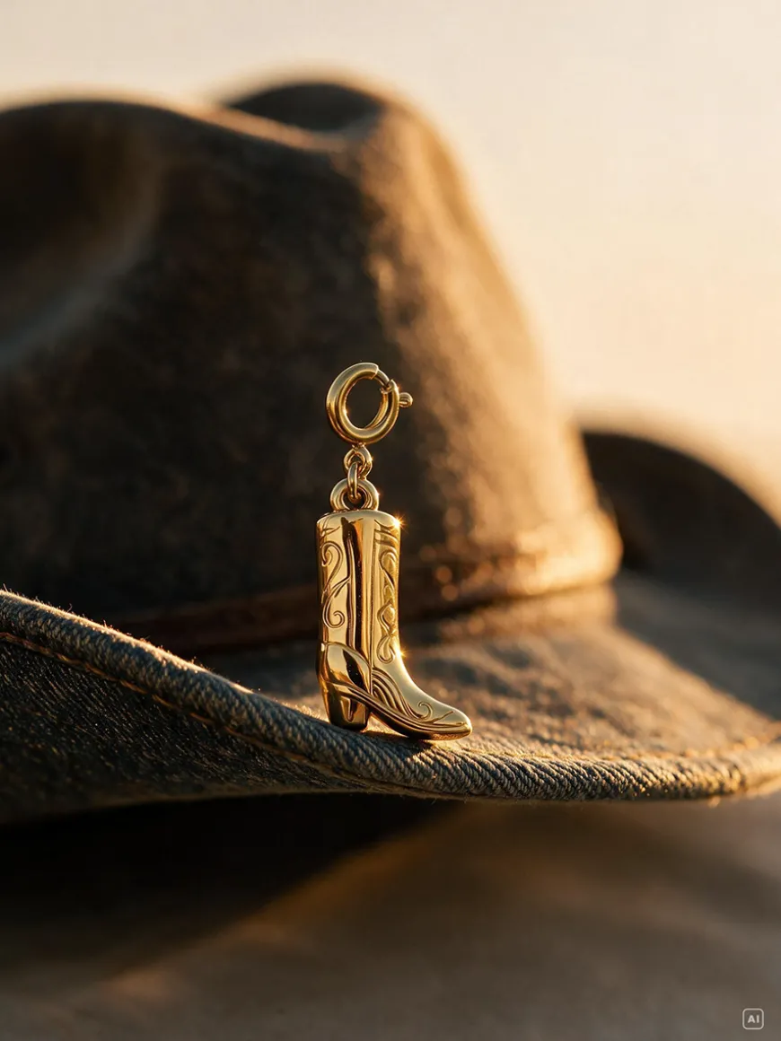 Rodeo Boot Ketten-Charm