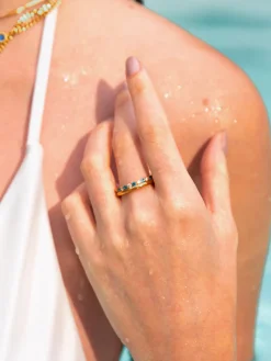 Sea and Sky Horizon Duo Ring