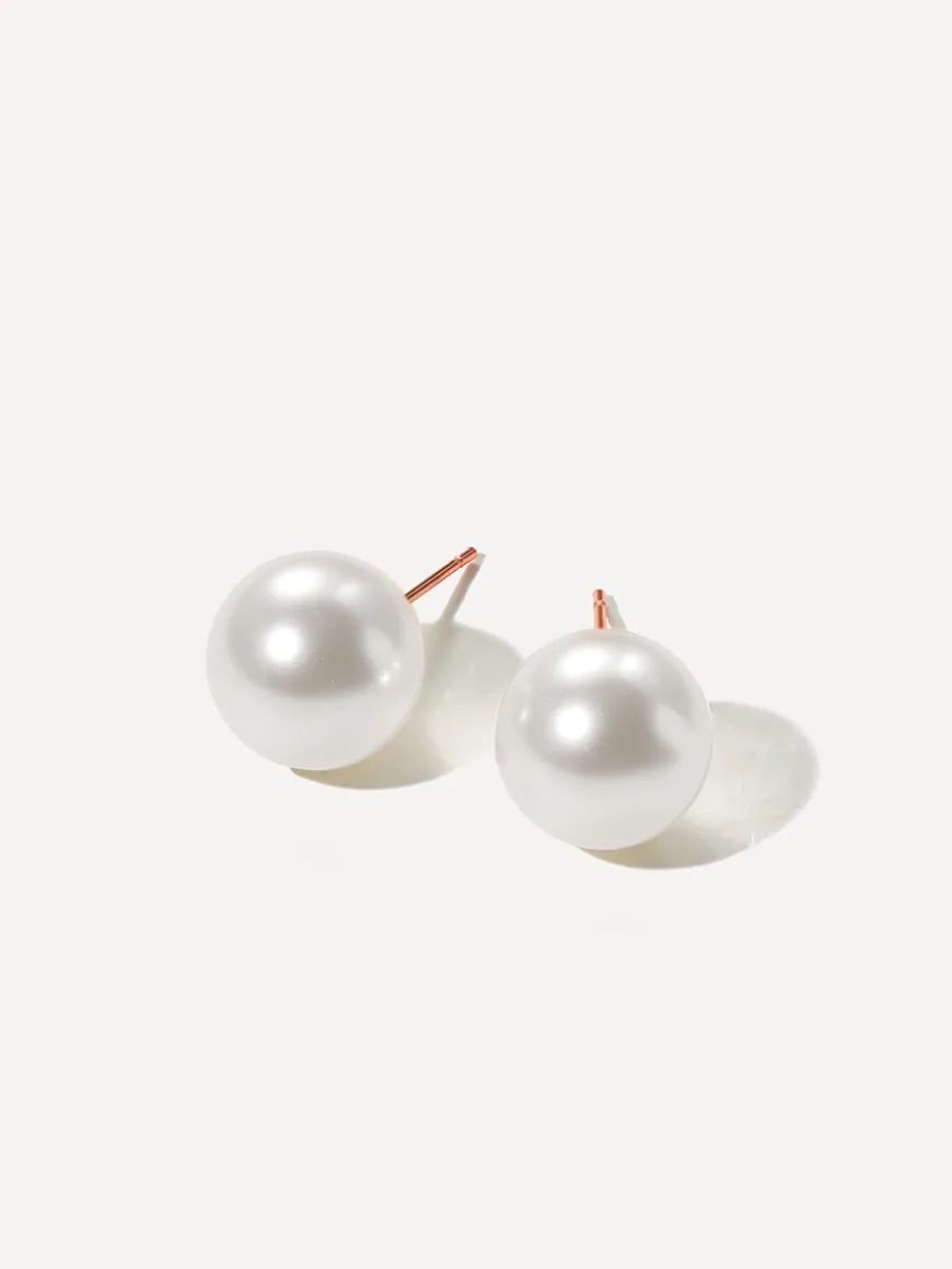 Serene Pearl White Ohrringe