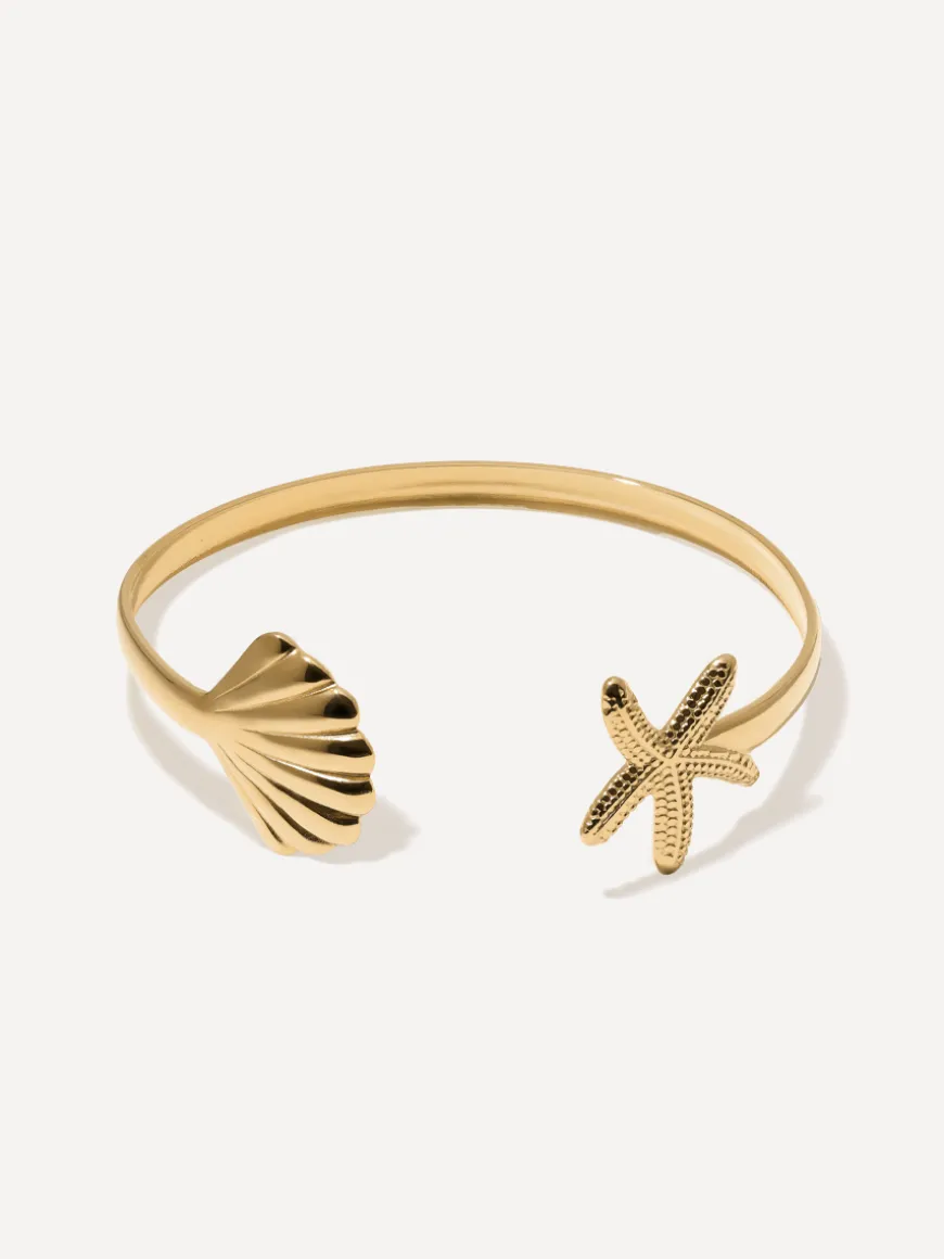 Shell Starfish Armcuff
