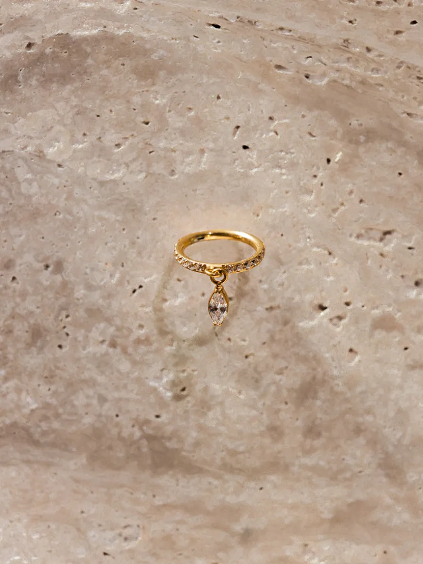 Shimmer Drop Titan Piercing