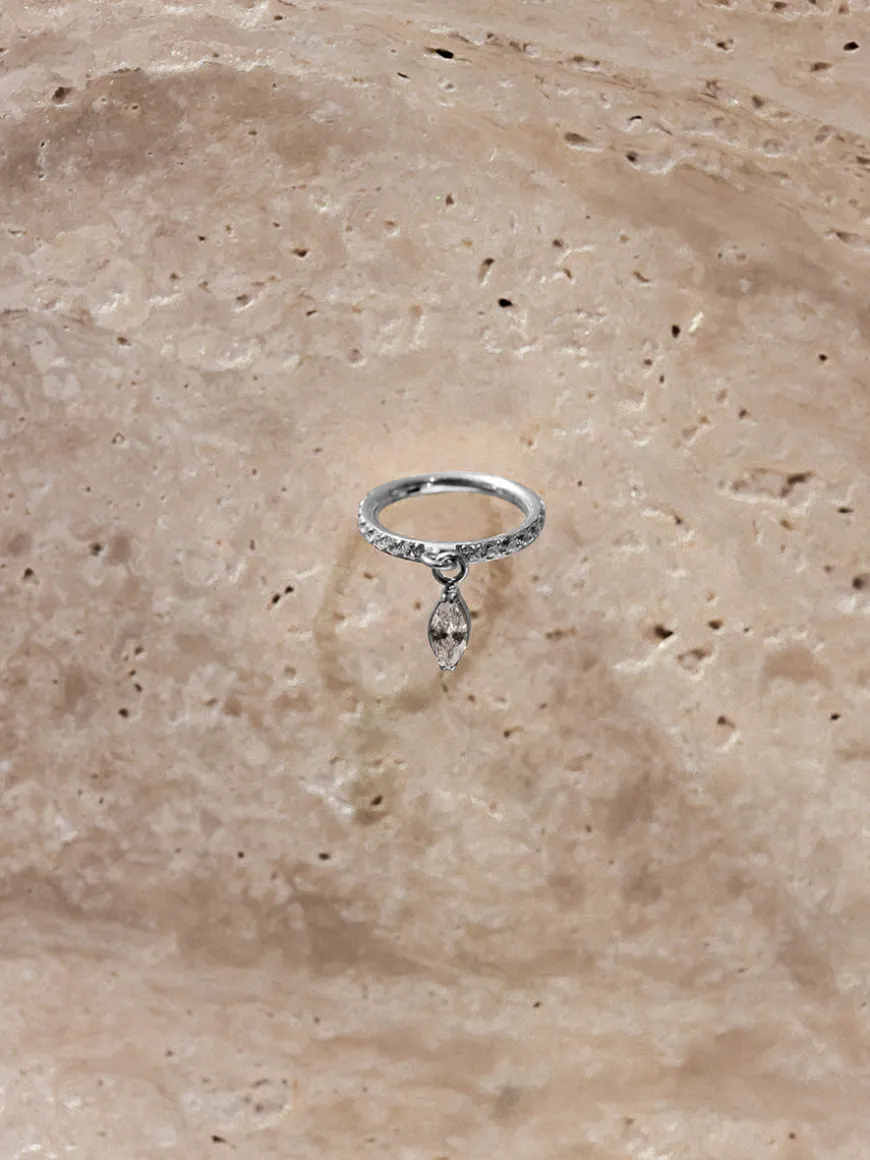 Shimmer Drop Titan Piercing