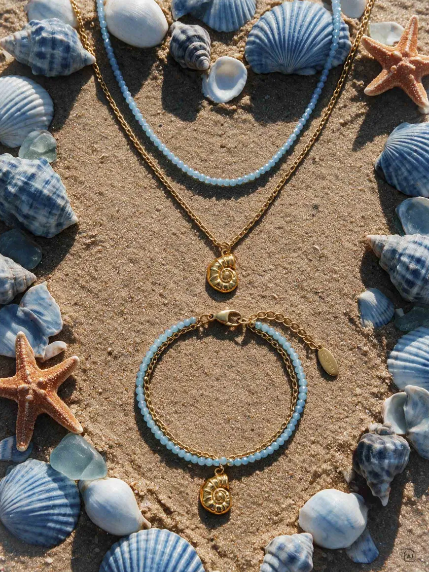 Shimmer Shell Kette