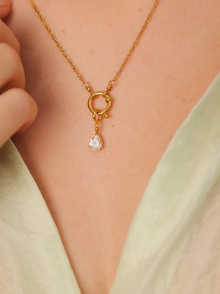 Shine Teardrop Ketten-Charm