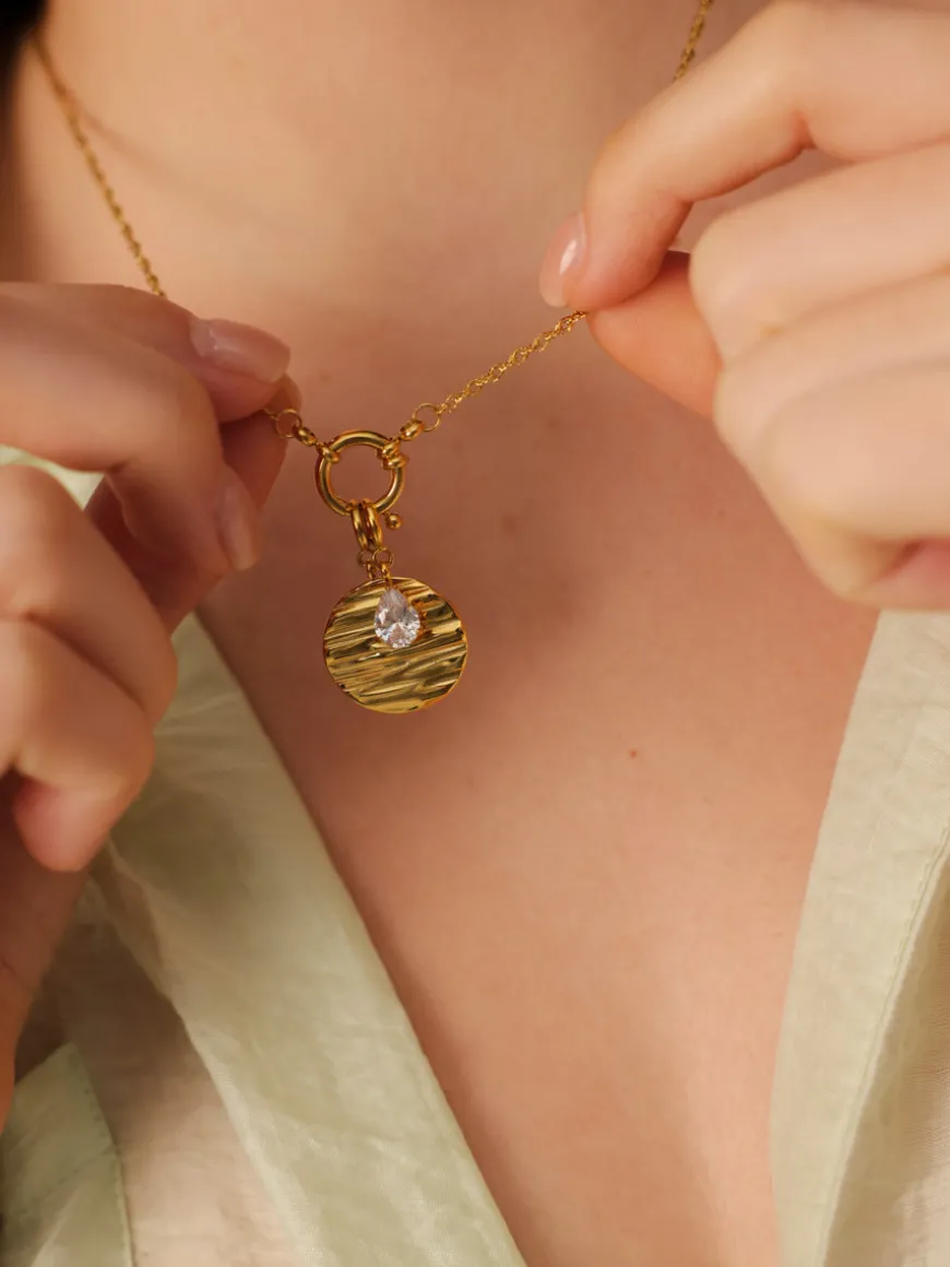 Shine Teardrop Ketten-Charm