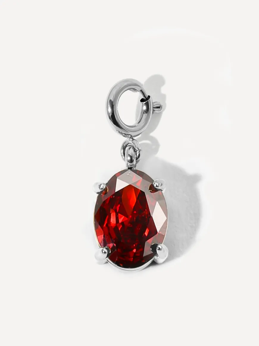 Shining Birth Garnet Red Ketten-Charm