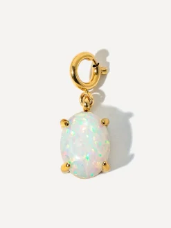 Shining Birth Opal Ketten-Charm